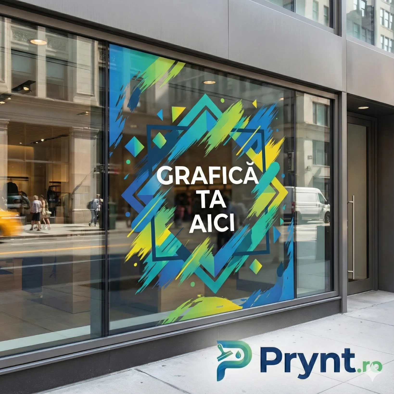 Window Graphics (Folie Perforată)