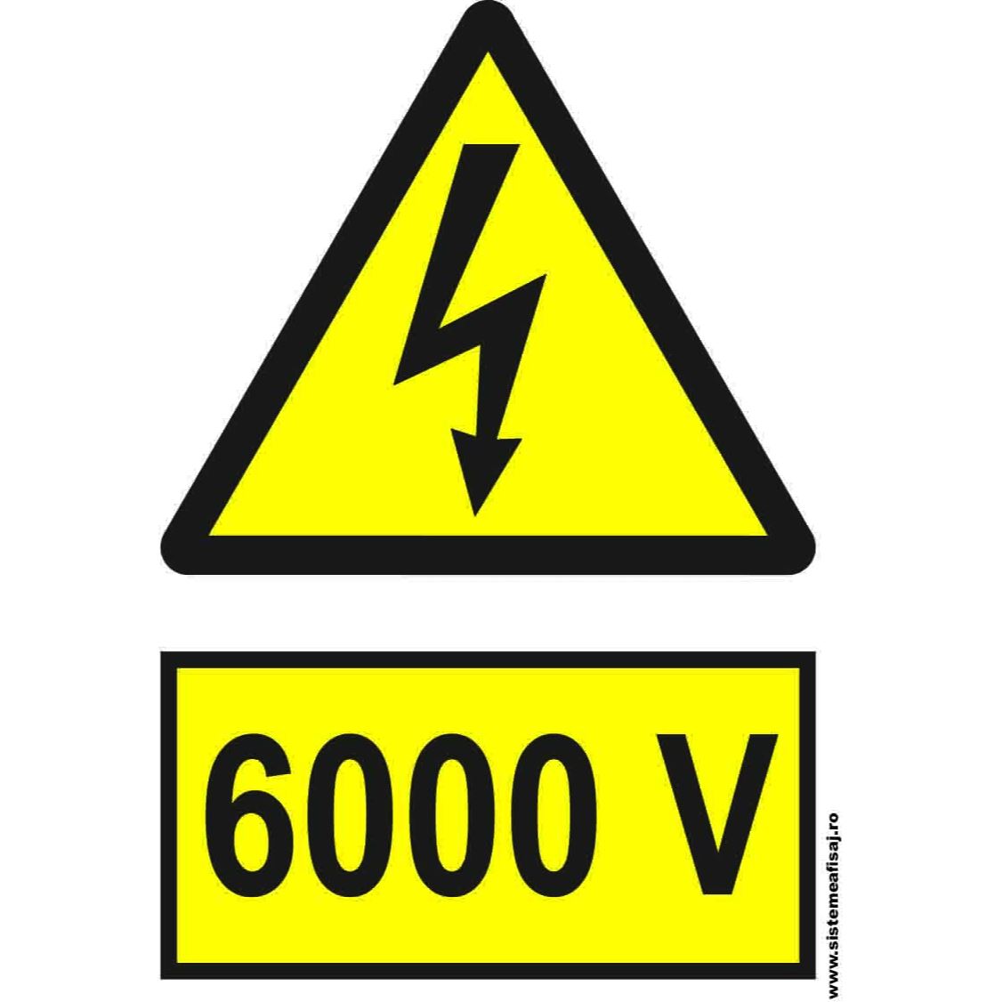 Semn Indicator 6000 V
