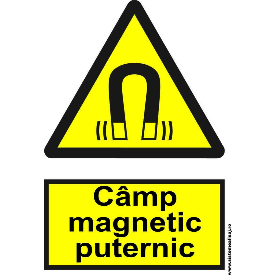 Semn Indicator Camp Magnetic Puternic