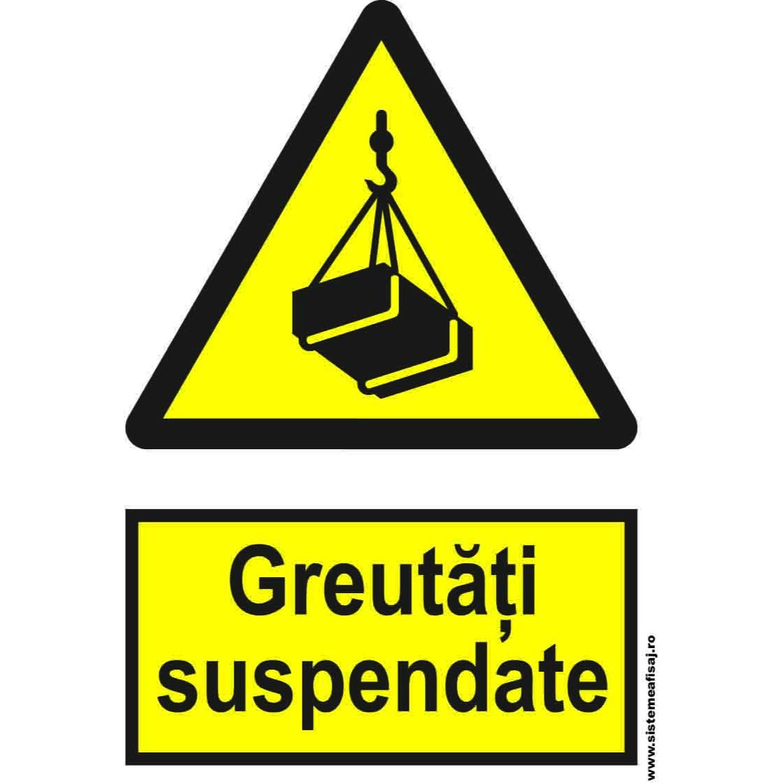 Semn Indicator Greutati Suspendate