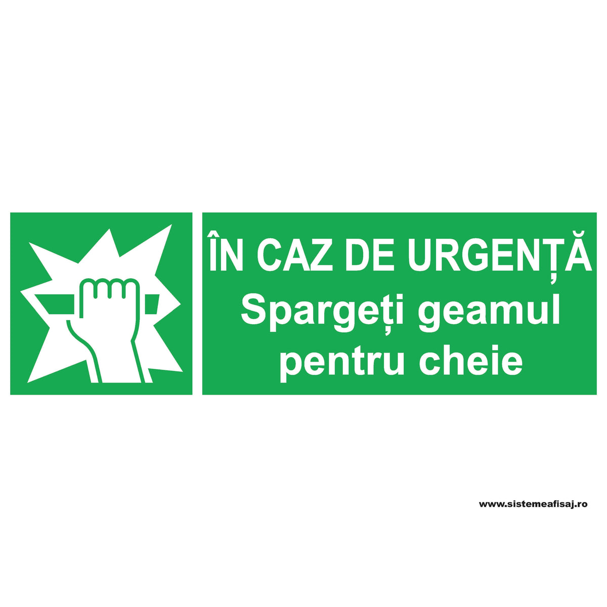 Semn Indicator In Caz De Urgenta Spargeti Geamul Pentru Cheie