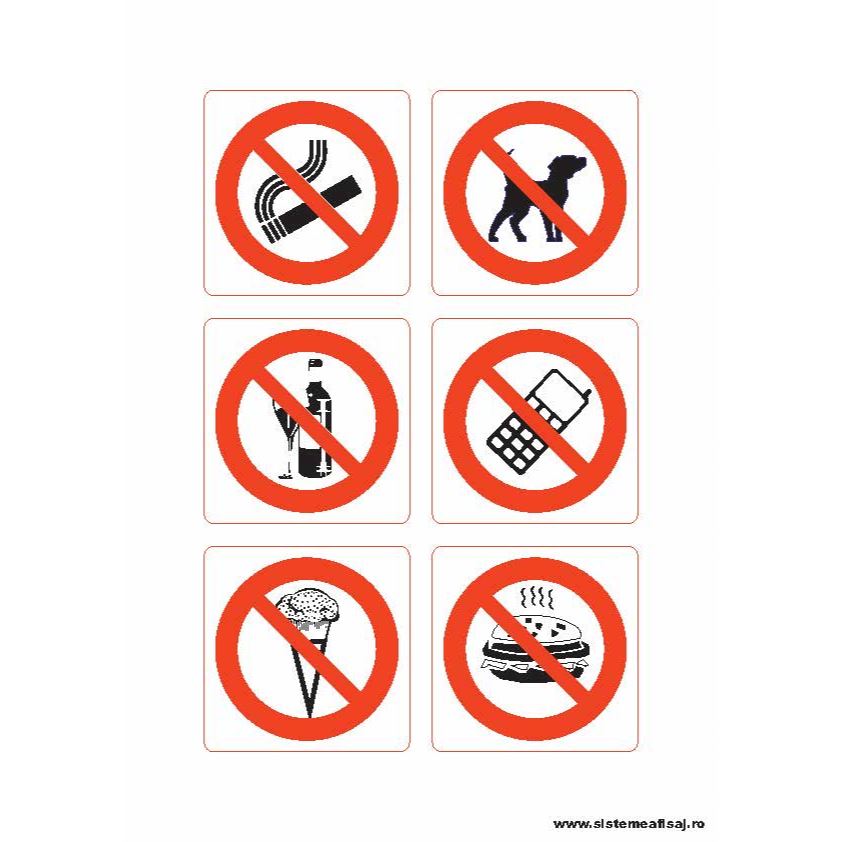 Semn Indicator Interzis In Magazin
