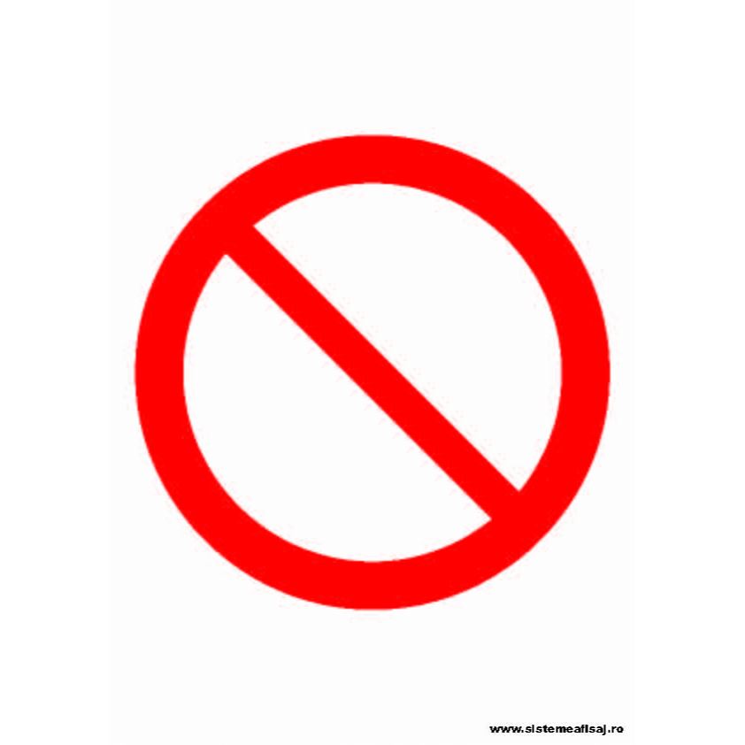 Semn Indicator Interzis