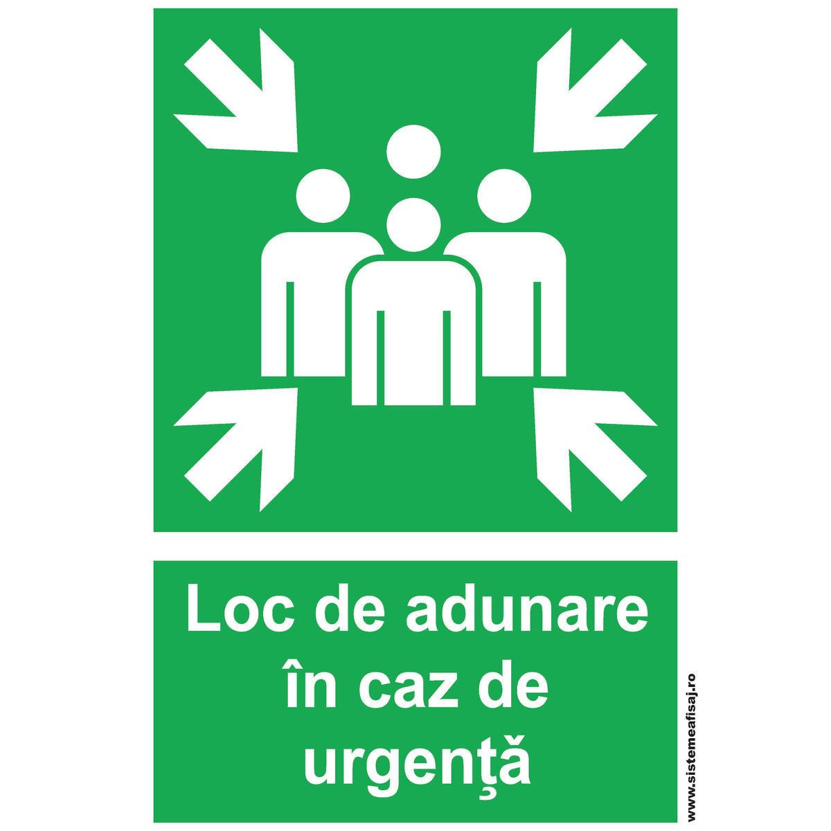 Semn Indicator Loc De Adunare In Caz De Urgenta