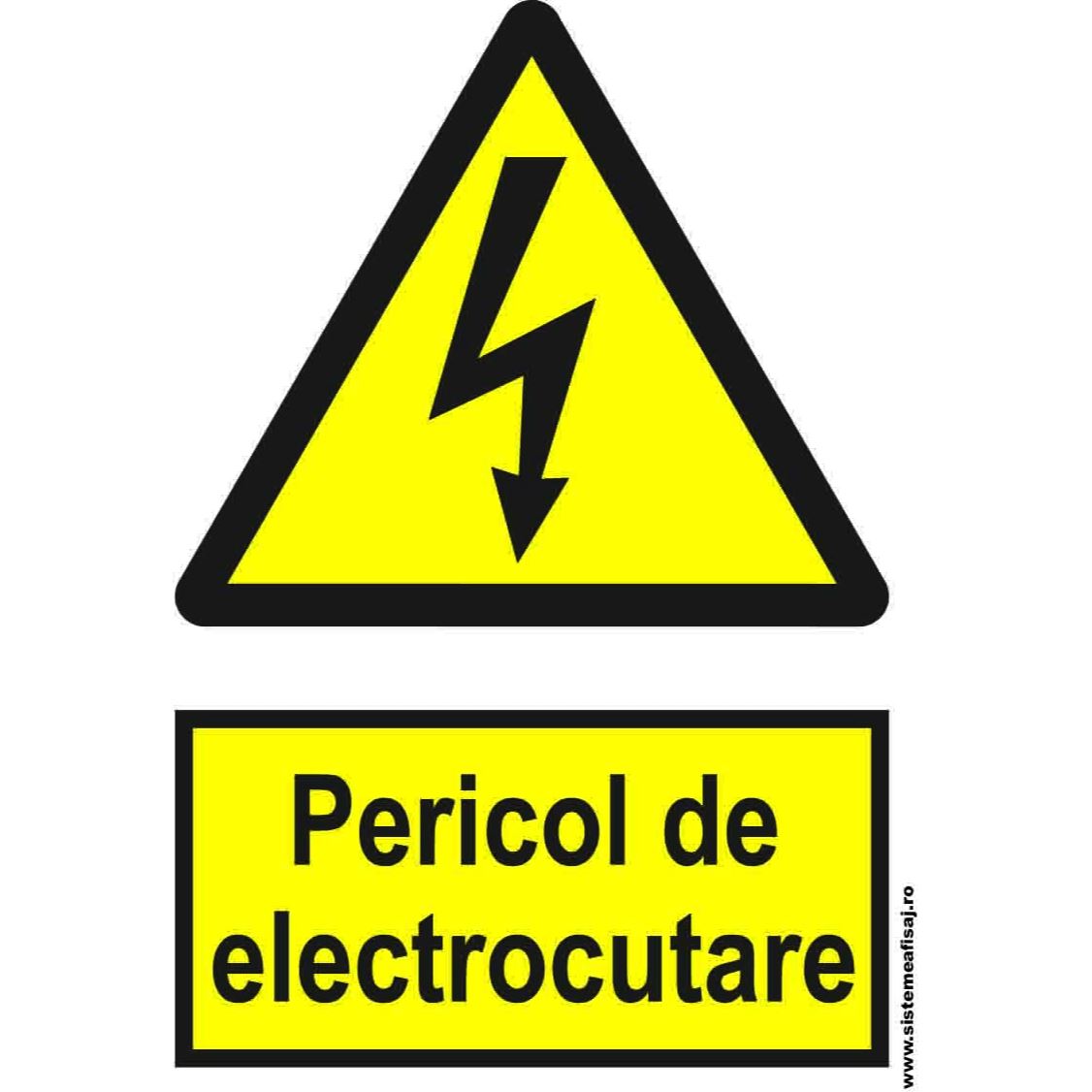 Semn Indicator Pericol De Electrocutare