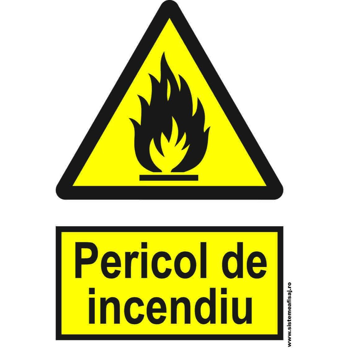 Semn Indicator Pericol De Incendiu