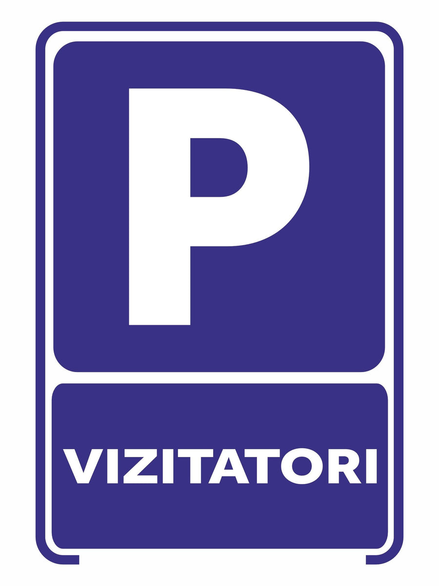 Semn Indicator Parcare Vizitatori