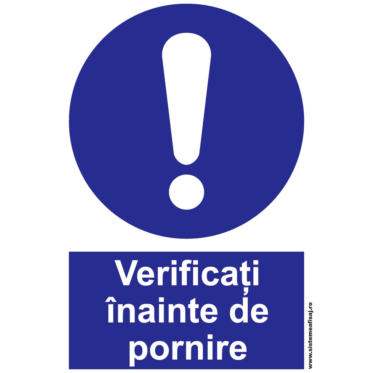 Semn Indicator Verificati Inainte De Pornire