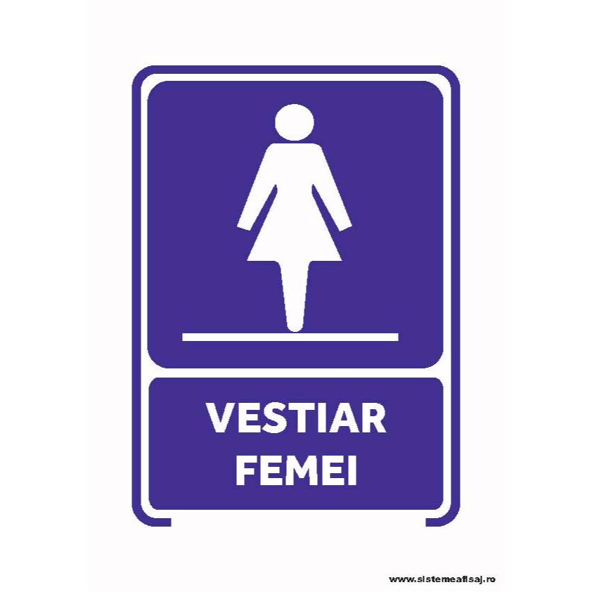 Semn Indicator Vestiar Femei